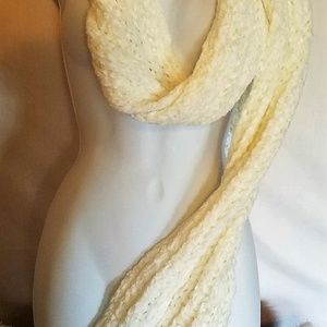 Calling the People Chenille Knit Oblong Scarf Long
